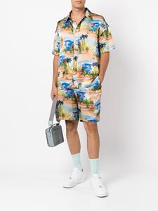 Les Benjamins Shorts met tropische print - Veelkleurig