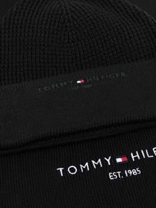 Tommy Hilfiger Set met sjaal en muts - Zwart