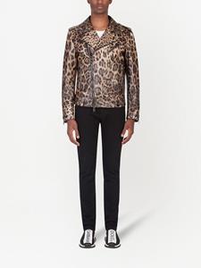 Dolce & Gabbana Jack met luipaardprint - Bruin