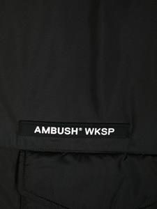 AMBUSH Sjaal met logoprint - Zwart