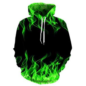 Muzi clothing 2022 Nieuwe Kleurrijke Vlam Hoodie 3D Sweatshirt Mannen/Vrouwen Capuchon Herfst En Winterjas Heren Kleding Grappige Jas zwarte Hoodies