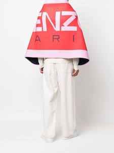 Kenzo Sjaal met logoprint - Roze