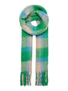 Only Mia Check Scarf Abubdant Green GROEN 