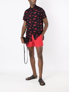 Amir Slama Shorts met elastische tailleband - Rood