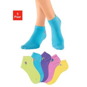 H.I.S Sneakersocken, (Set, 5 Paar), mit hochwertiger Stickerei