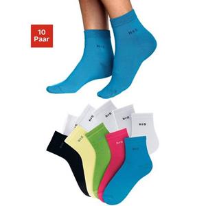 H.I.S Korte sokken lichte, ventilerende kwaliteit (set, 10 paar)