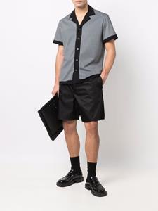 Prada Bermuda shorts met elastische taille - Zwart