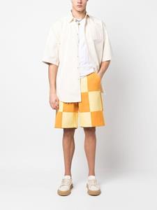 Jacquemus Geruite shorts - Geel