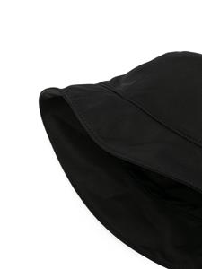 Off-White Vissershoed met geborduurd logo - Zwart