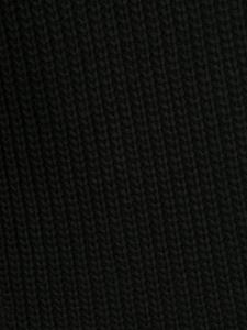Dsquared2 Sjaal met logopatch - Zwart