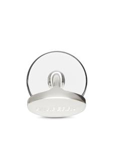 Burberry Manchetknopen met gegraveerd logo - Zilver