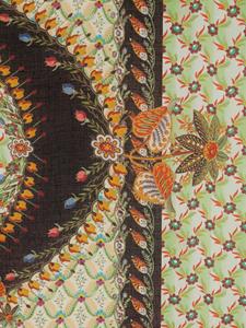 ETRO Sjaal met bloemenprint - Groen