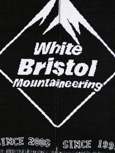 White Mountaineering Sjaal met franje - Zwart