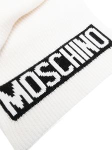 Moschino Intarsia sjaal - Wit