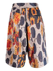 Engineered Garments Shorts met gemixte print - Oranje
