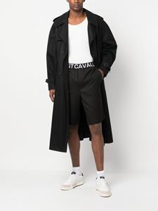 Just Cavalli Shorts met logoprint - Zwart