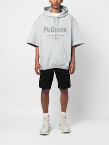 Alexander McQueen High waist shorts - Zwart