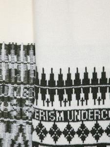 Undercoverism Intarsia sjaal - Wit
