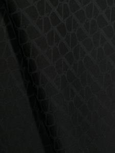 Valentino Sjaal met franje - Zwart