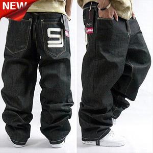 Smart Good 2023 New Autumn Fashion Mens Jeans Hip-Hop Rock Baggy Cool Long Jeans Pants for Men Plus Size