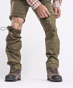 Pinewood Finnveden Hybrid Zip-Off Trousers - Men - Hunting Olive