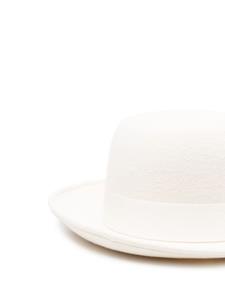 Yohji Yamamoto Wollen hoed - Wit