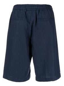 Lardini Bermuda shorts met trekkoordtaille - Blauw