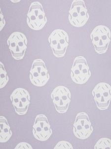 Alexander McQueen Sjaal met doodskopprint - Paars