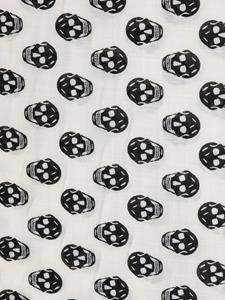 Alexander McQueen Sjaal met doodskopprint - Beige