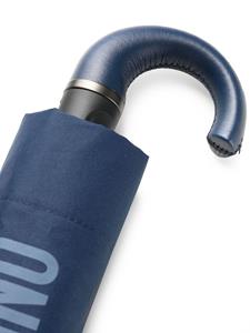 Moschino Paraplu met logoprint - Blauw