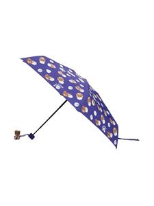 Paraplu met teddybeerprint - Paars