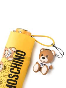 Moschino Paraplu met teddybeerprint - Geel
