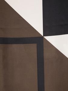 Saint Laurent Sjaal met geometrisch patroon - Bruin