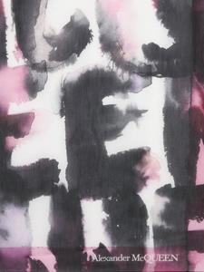 Alexander McQueen Sjaal met print - Zwart