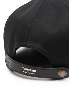TOM FORD Honkbalpet met geborduurd logo - Zwart