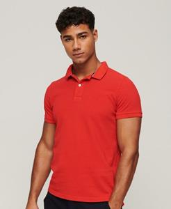 Superdry Mannen Destroyed Poloshirt Rood