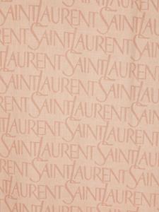 Saint Laurent Sjaal met jacquard logo - Bruin
