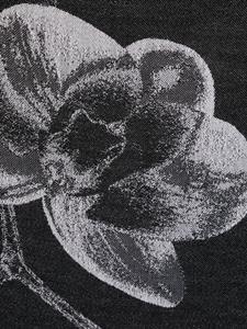 Alexander McQueen Sjaal met bloemenprint - Zwart
