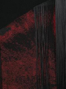 Alexander McQueen Intarsia sjaal - Zwart