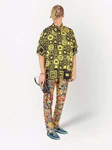 Dolce & Gabbana Pantalon met patroon - Geel