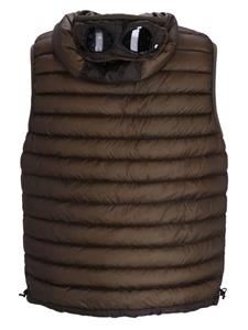 C.P. Company D.D. Shell hooded quilted gilet - Bruin