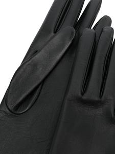 Saint Laurent Leren handschoenen - Zwart