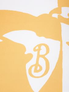 Burberry Sjaal met logoprint - Geel