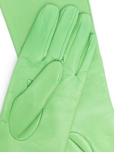 Maison Margiela Leren handschoenen - Groen