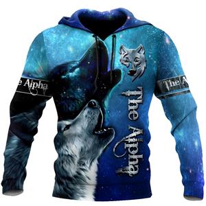 Factory Outlet Clothing Men's Women's Hoodie animal wolf Hunting Camouflage 3D Printing Hoodies Harajuku Style Casual Autumn Sweatshirt Fashion jacket