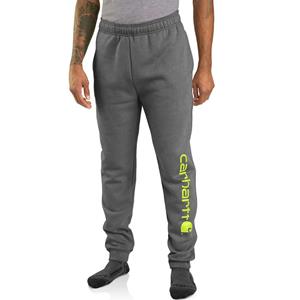 Carhartt Relaxed Fit Midweight Tapered Graphic Carbon Heather Sweatpants Heren