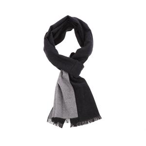 Superzachte smalle bamboe sjaal - FanXing zwart/grijs