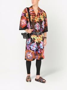 Dolce & Gabbana Shorts met print - Zwart