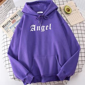 Boutique sports suit series 2 Angel Creativity Letter Printing Hoodies Male Funny Fashionsweatshirt Novelty Shoulder Drop Clothing Harajuku Hooded Hoodie Men
