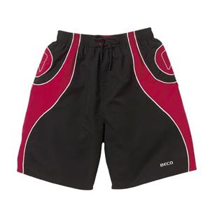 BECO shorts, binnenbroekje, elastische band, ca. 52 cm, zwart-rood,